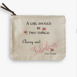 A Girl Should Be Cosmetic Bag