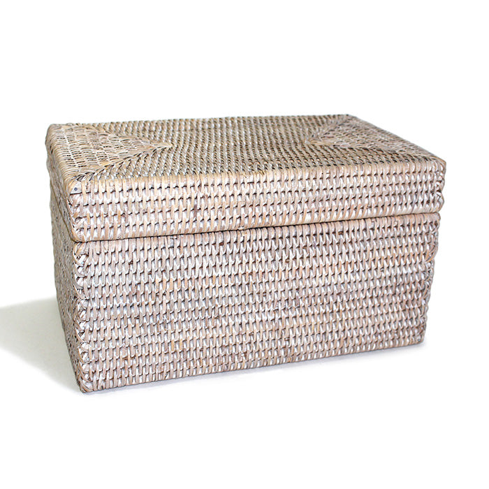 Rectangular Storage Basket with Lid