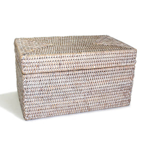 Rectangular Storage Basket with Lid
