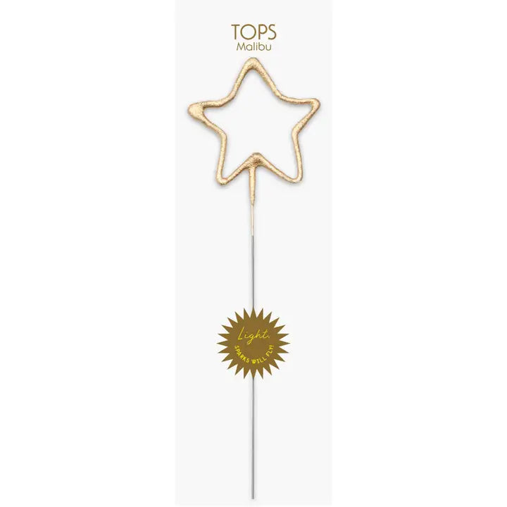 Golden Sparkler Wand 8"