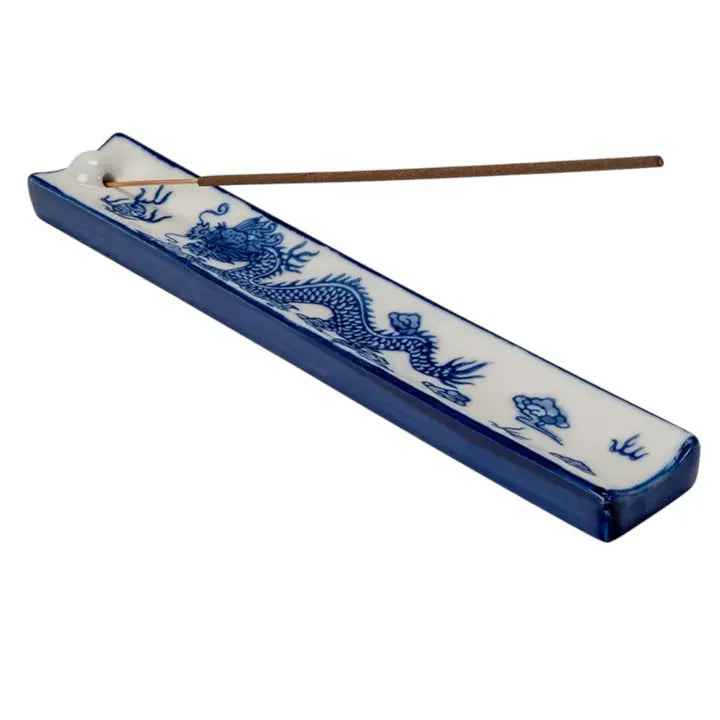 Dragon Hand-painted Ceramic Incense Holder