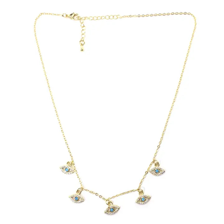 Evil Eyes Necklace