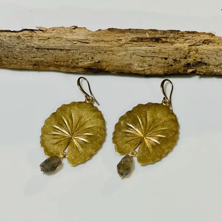 Lily Pad Earrings