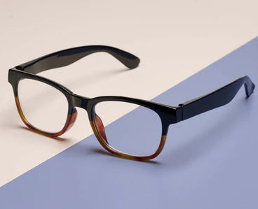 Black/Amber Tortoise Waverly Reading Glasses