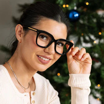 Black Fanfare Reading Glasses