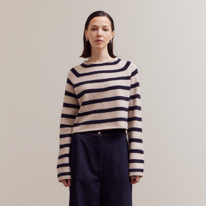 Striped Knit Sweater