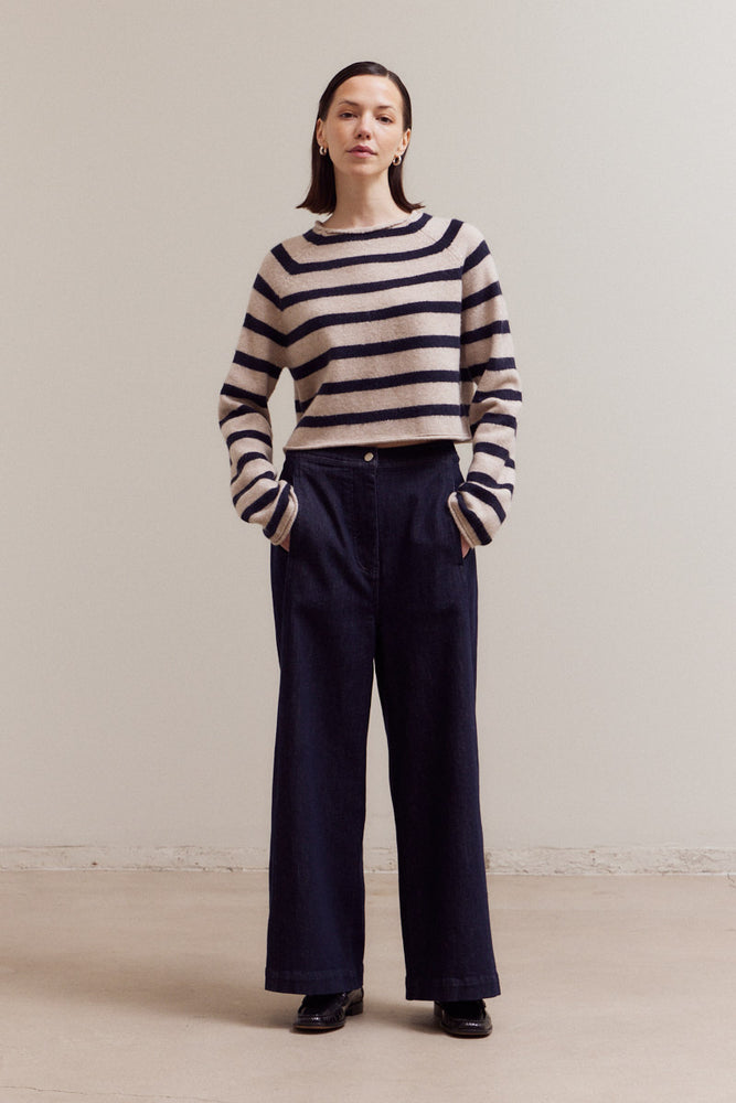 Striped Knit Sweater