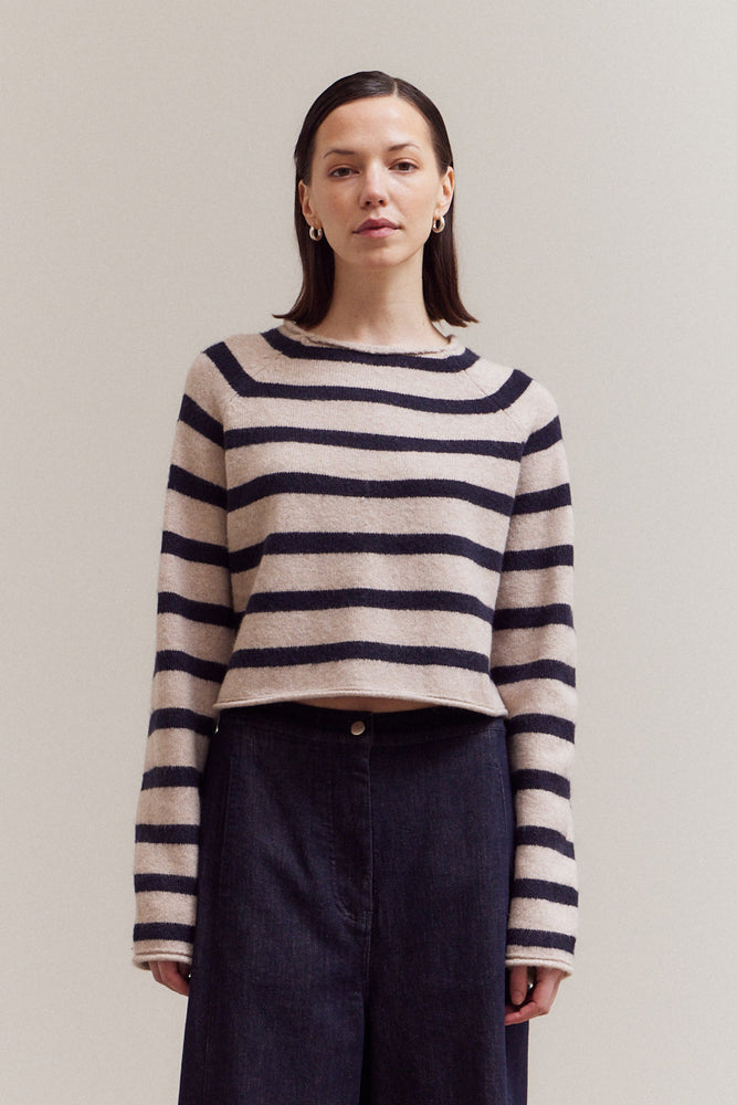 Striped Knit Sweater