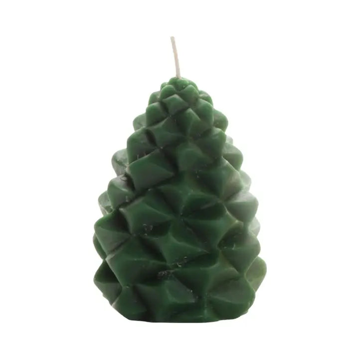 Small Pinecone Beeswax Candle