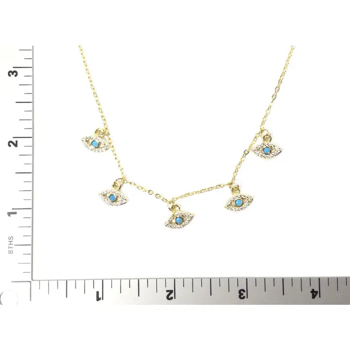 Evil Eyes Necklace