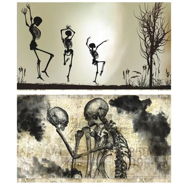 Dancing Skeletons Long Matchbox