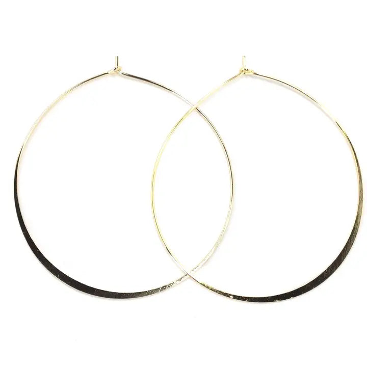 Thin Classic Gold Hoop