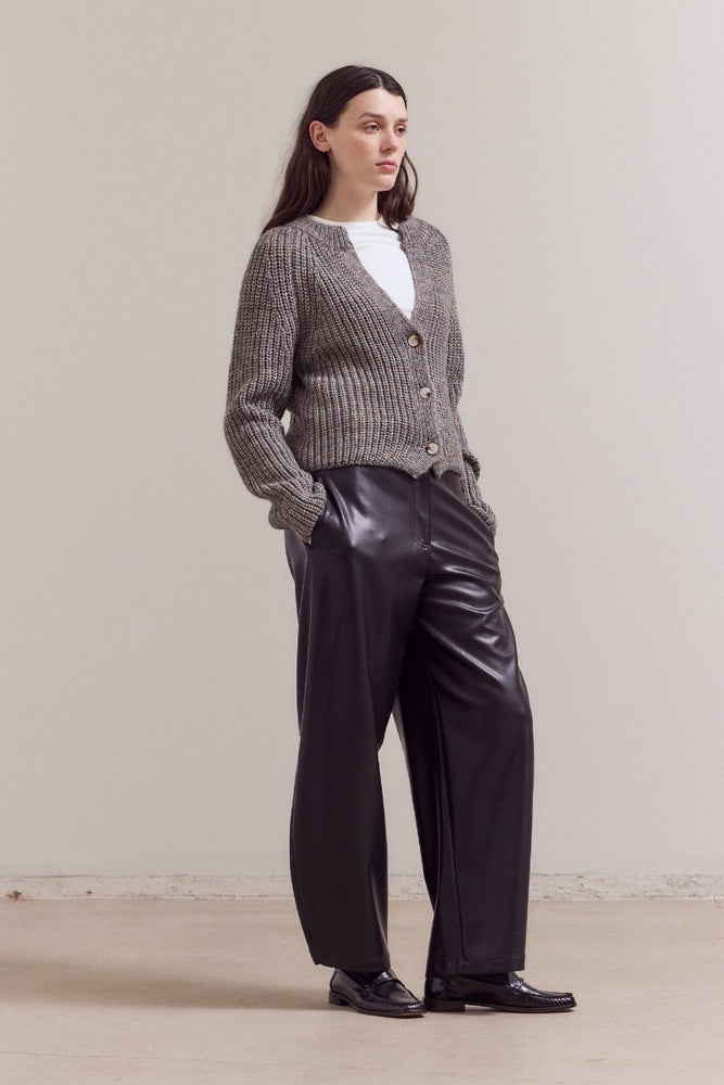 Grey Speckled Cardigan