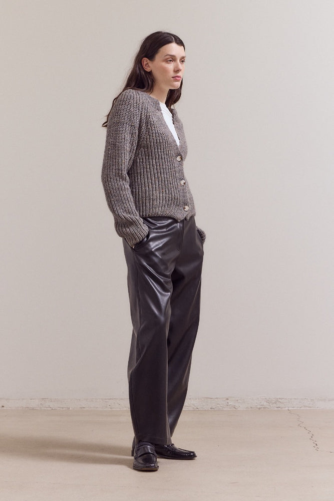 Grey Speckled Cardigan