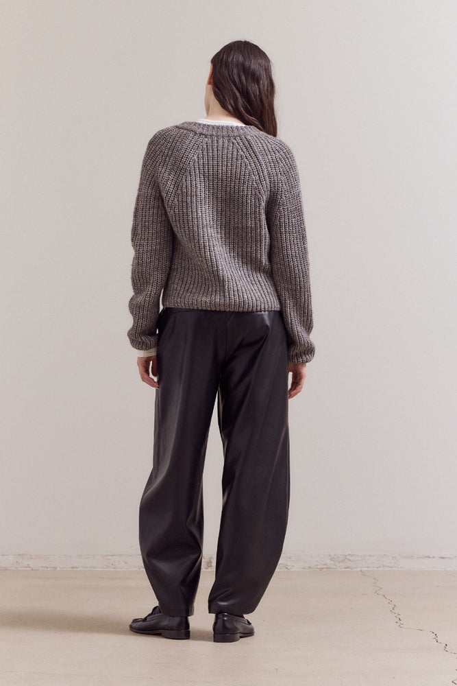 Grey Speckled Cardigan