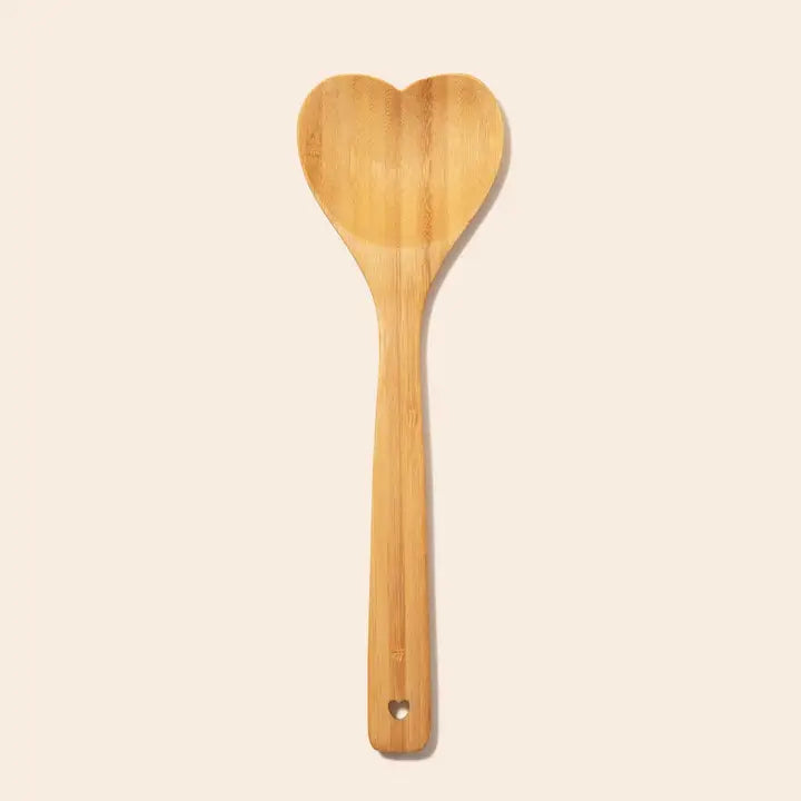 Heart Bamboo Serving Spoon