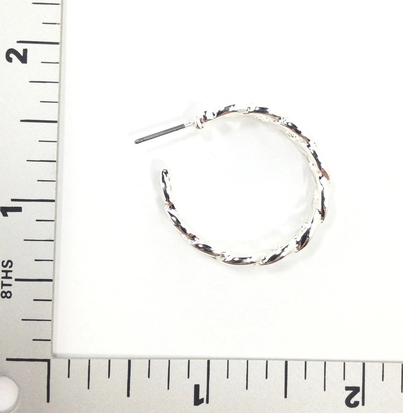 Classic Link Chain Hoop Earrings