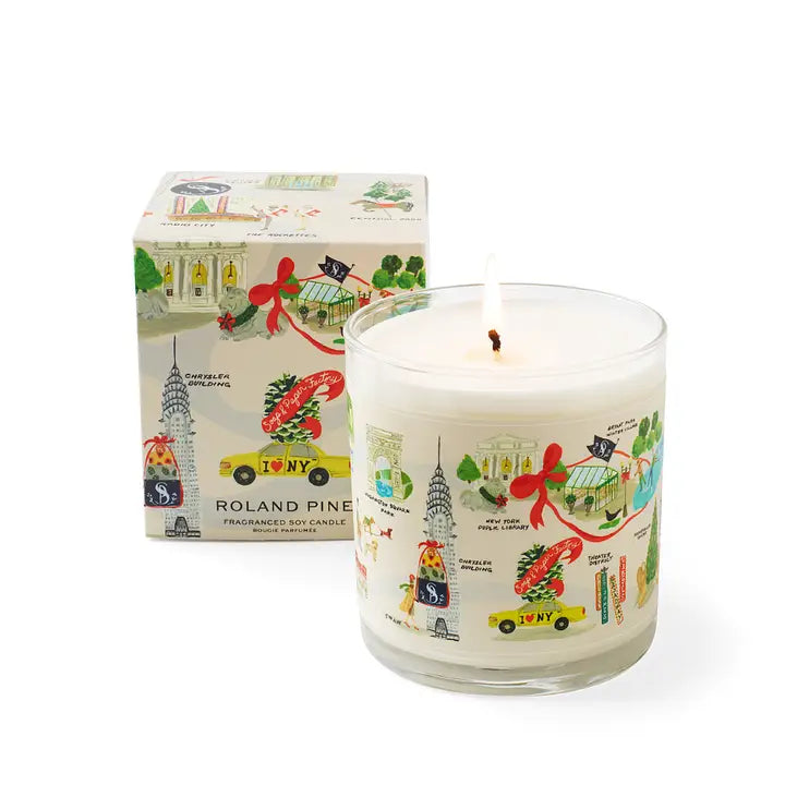 Holiday in New York Roland Pine Soy Candle