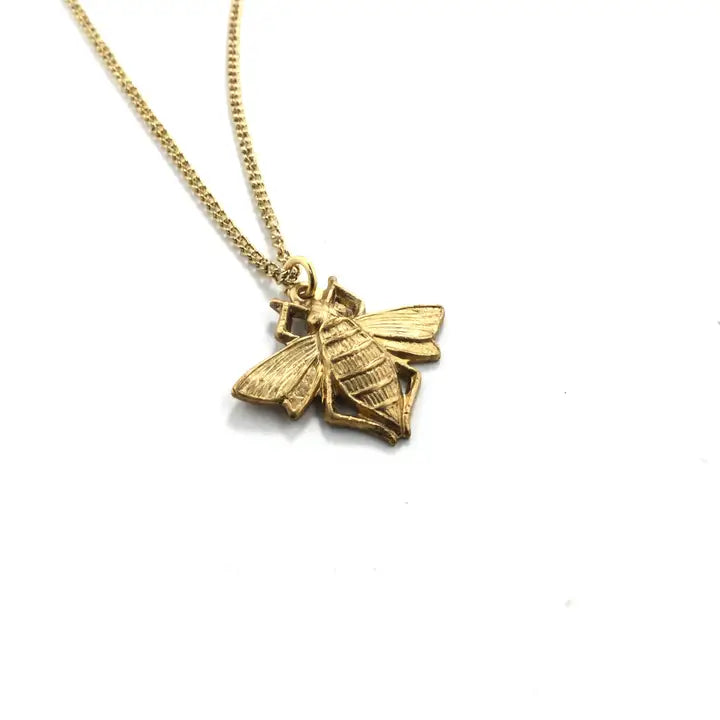 Bee Pendant Necklace
