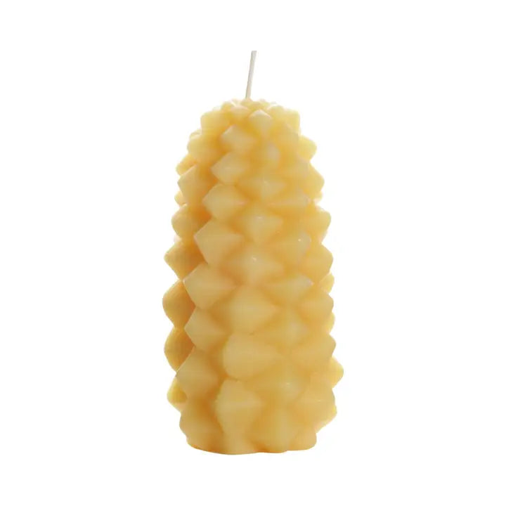 Large Pinecone Beeswax Candle