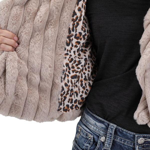 Faux Fur Crop Jacket