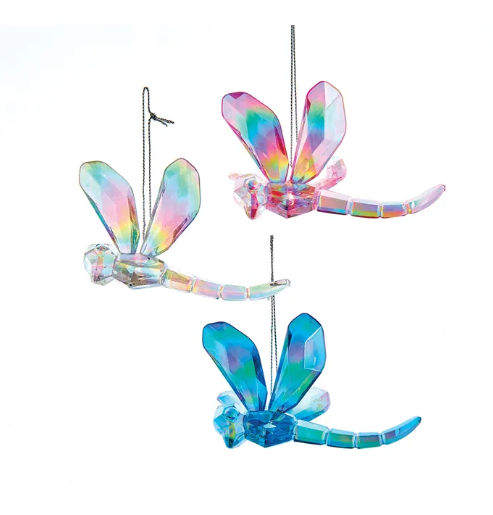 Blue Dragonfly Ornament