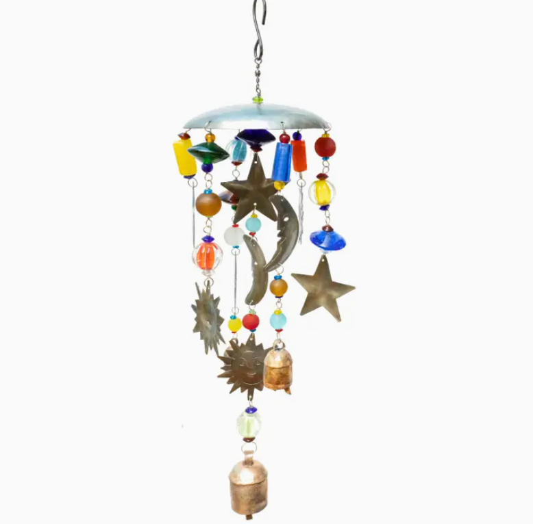 Sun, Moon, and Stars Metal Chime