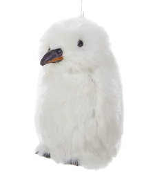 Furry Penguin Ornament