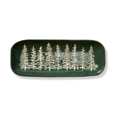 Wilde Pine Tree Rectangular Platter