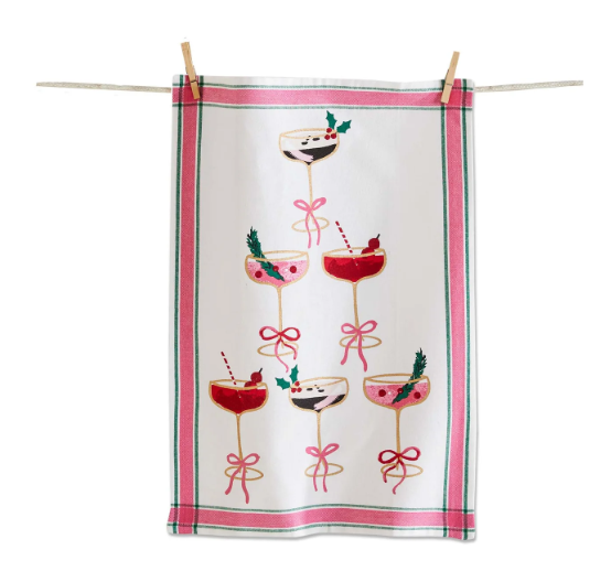 Cocktail Tower Dishtowel