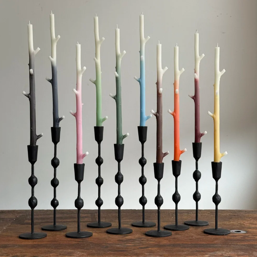 Stick Beeswax Candles Maple Ombre 15" Assorted