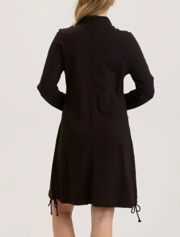 Fleece Funnel-Neck Longcoat