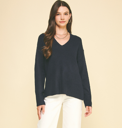 Dusty Navy Sweater