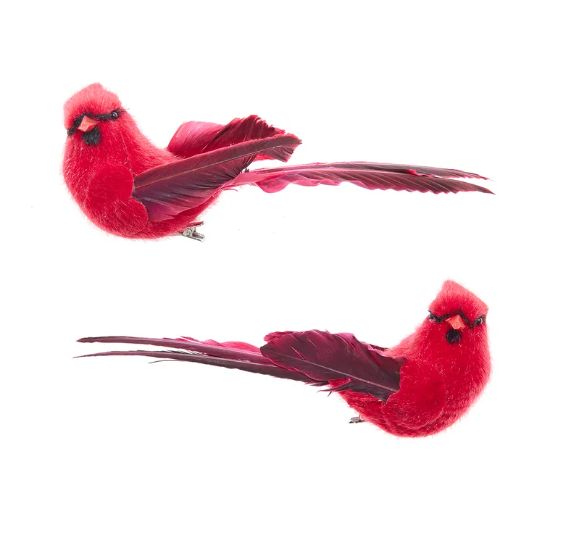 Cardinal Clip Ornament Assorted