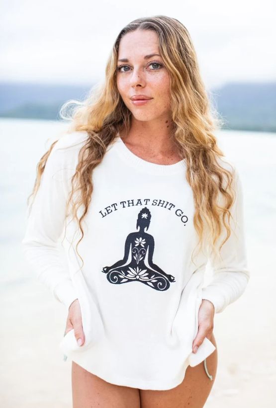 Long Sleeve Shirt Embroidery Cream