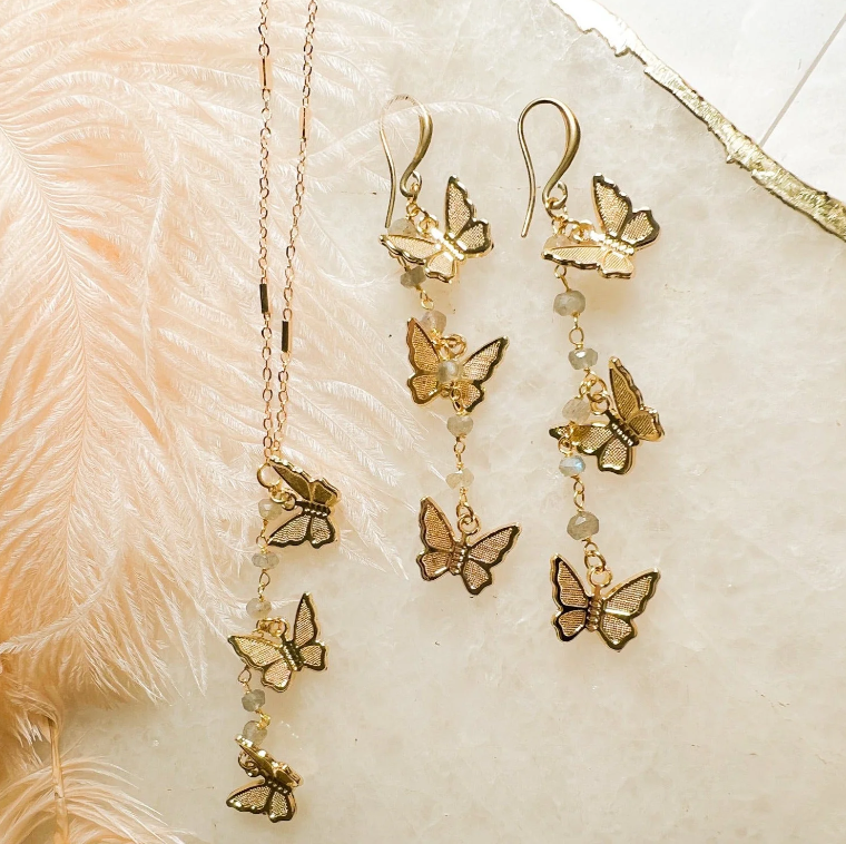 Tiny Butterfly Necklace