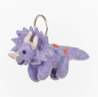 Triceratops Keyring