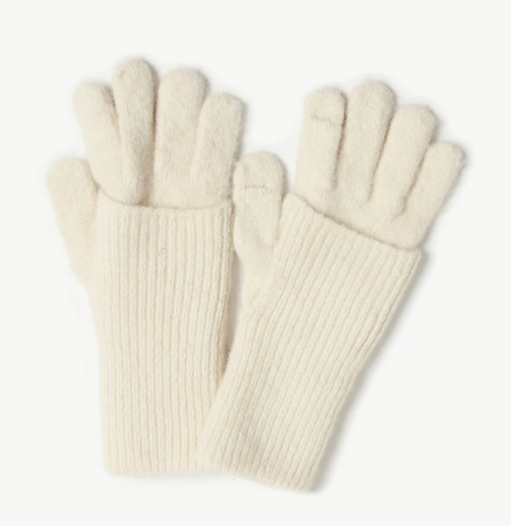 Chunky Rib Fingerhole Gloves