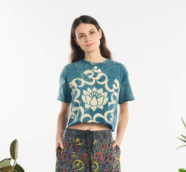 Lotus Crop Top – Saffron Trading Company