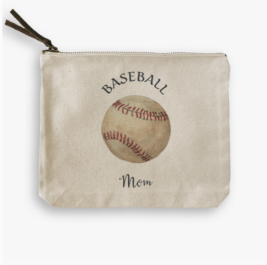 Baseball Mom Cosmetic Bag