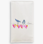 Hearts On Wire Kitchen Towel