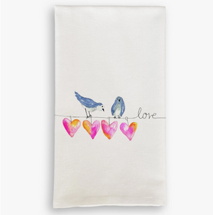 
            
                Load image into Gallery viewer, Hearts On Wire Kitchen Towel
            
        