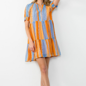 
            
                Load image into Gallery viewer, Abigail Striped Dress
            
        