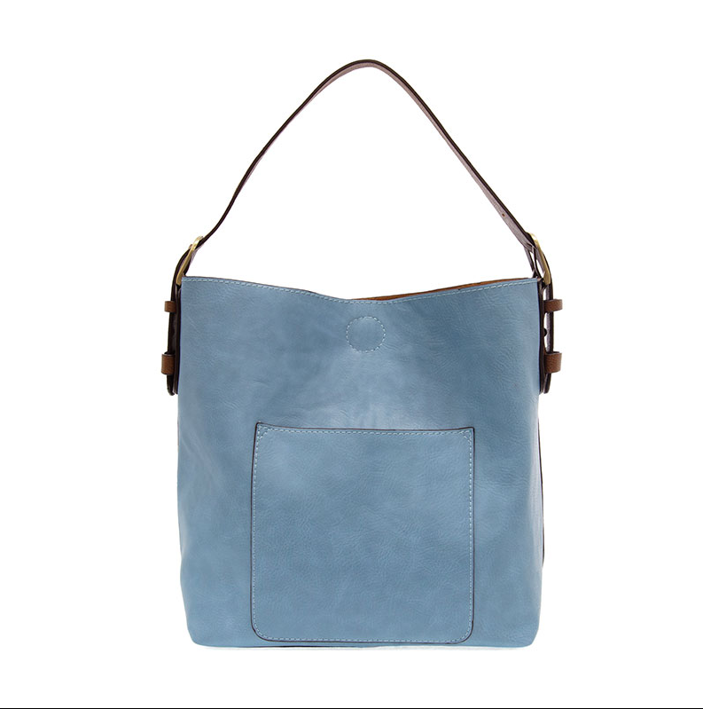 Tranquil Blue Hobo Vegan Leather Handbag