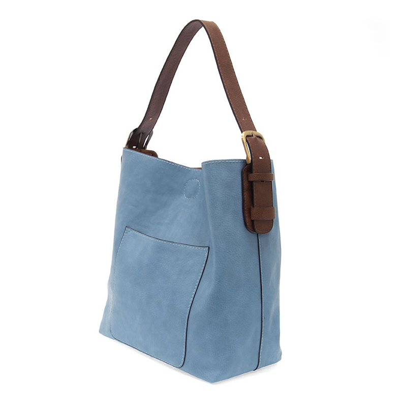 Tranquil Blue Hobo Vegan Leather Handbag