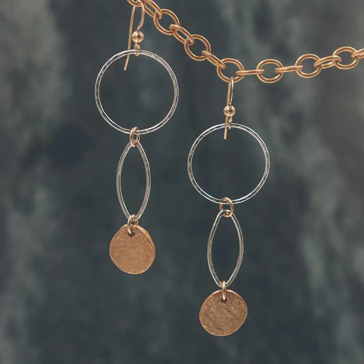 Abigail Hoop and Marquise Earrings