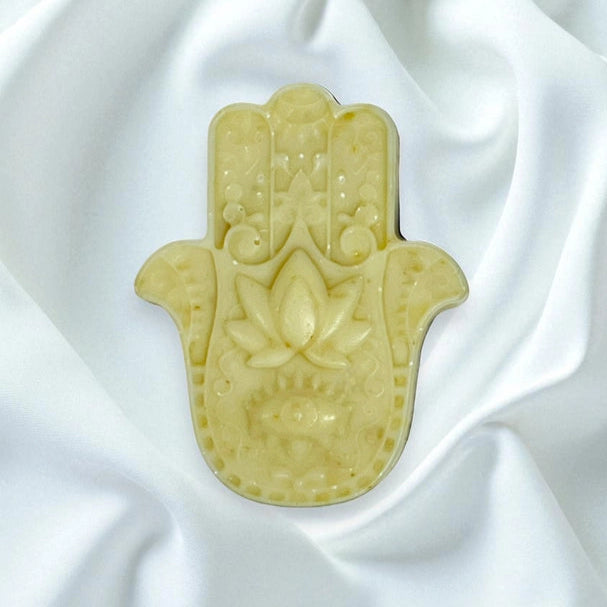Honey Chamomile Hamsa Soap