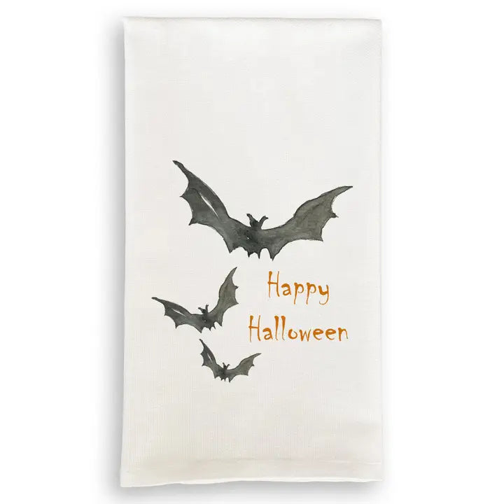 Halloween Bats Kitchen Towel