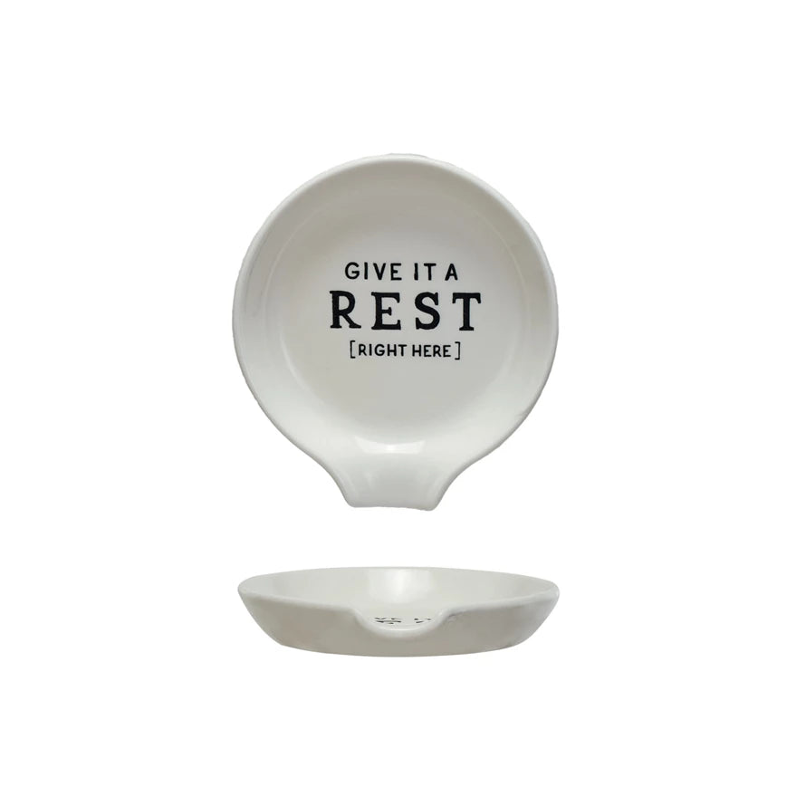 "Give it a Rest" Spoon Rest