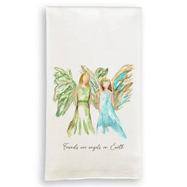 Friends are Angels Kitchen Towel